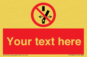 Custom prohibition Do not alter the state of the switch